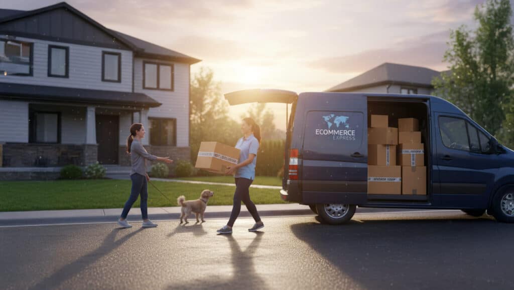 Entrega de produto comprado na Internet