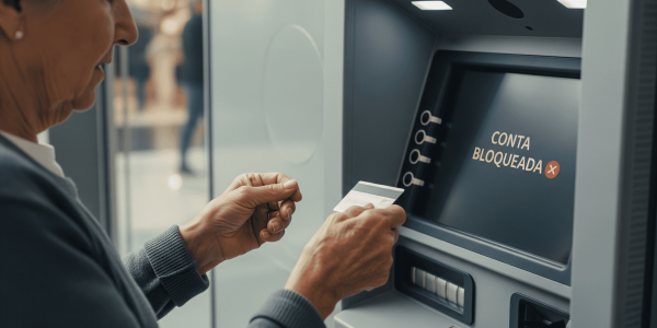bloqueio de contas